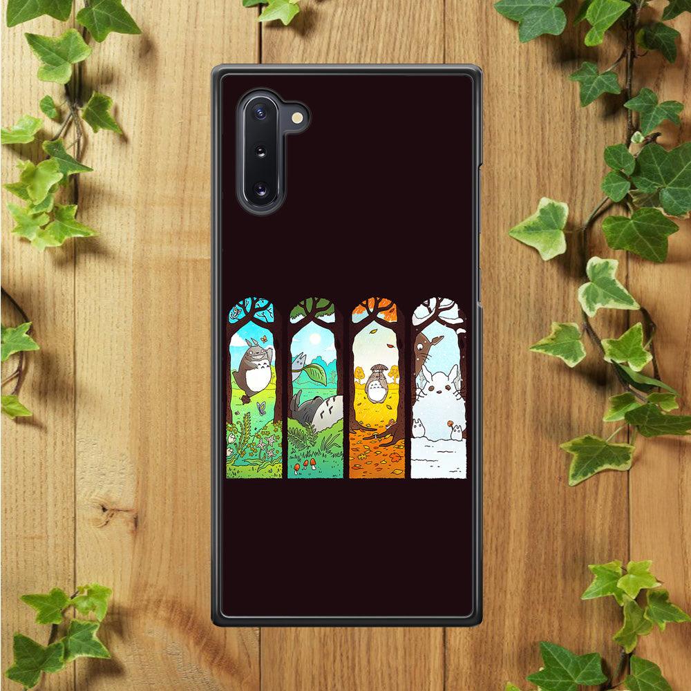 Ghibli Elemental Charms Brown Samsung Galaxy Note 10 Case-Plastic / Full Wrap (3D Case)-Xtracase