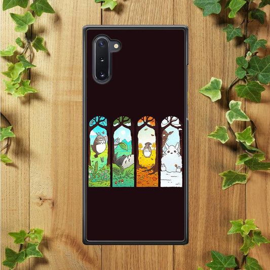 Ghibli Elemental Charms Brown Samsung Galaxy Note 10 Case-Plastic / Full Wrap (3D Case)-Xtracase