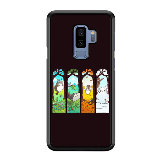 Ghibli Elemental Charms Brown Samsung Galaxy S9 Plus Case