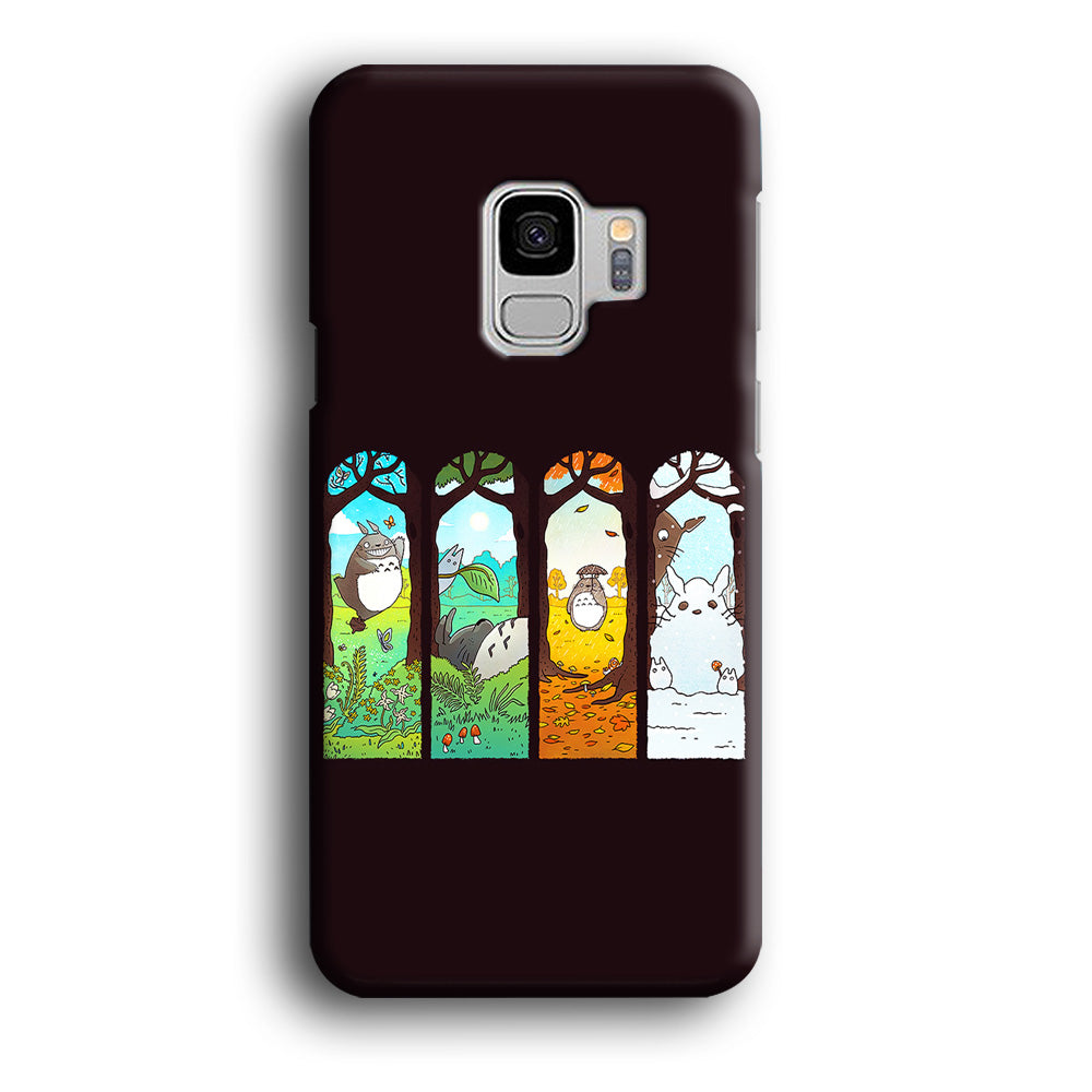 Ghibli Elemental Charms Brown Samsung Galaxy S9 Case