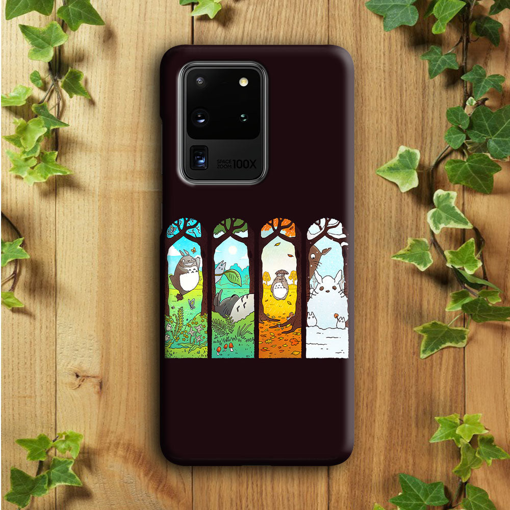 Ghibli Elemental Charms Brown Samsung Galaxy S20 Ultra Case