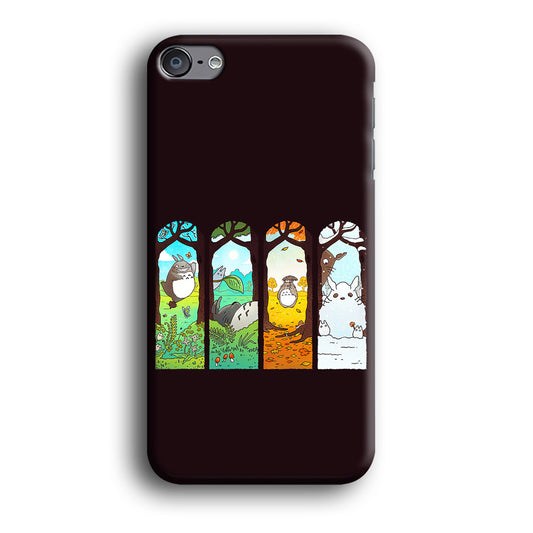 Ghibli Elemental Charms Brown iPod Touch 6 Case