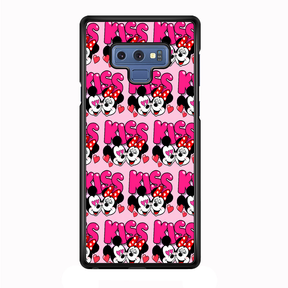 Girly Kiss Mickey Mouse Couple Samsung Galaxy Note 9 Case