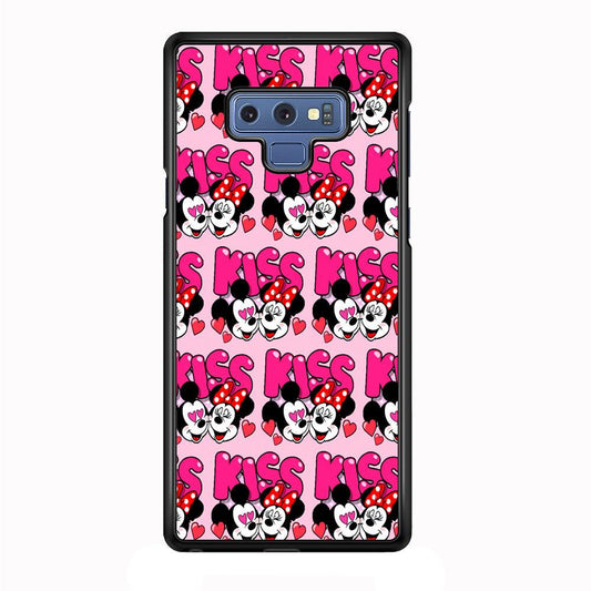 Girly Kiss Mickey Mouse Couple Samsung Galaxy Note 9 Case-Plastic / Full Wrap (3D Case)-Xtracase