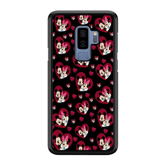 Girly Mickey Mouse Couple Samsung Galaxy S9 Plus Case-Plastic / Full Wrap (3D Case)-Xtracase