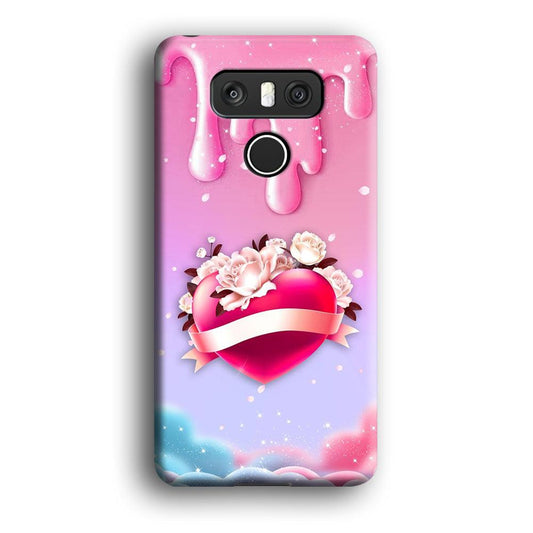 Girly Cute Love Roses LG G6 3D Case-Xtracase
