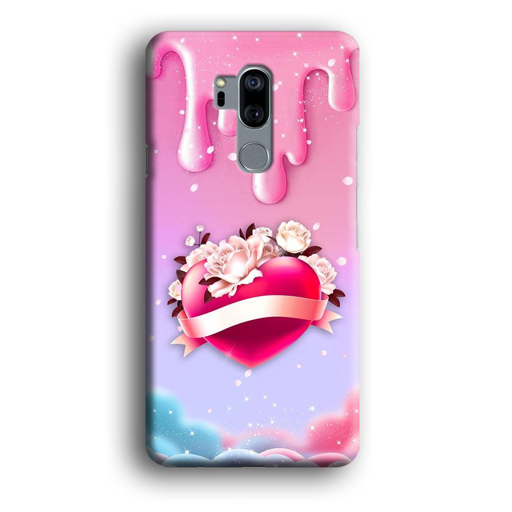 Girly Cute Love Roses LG G7 ThinQ 3D Case-Xtracase
