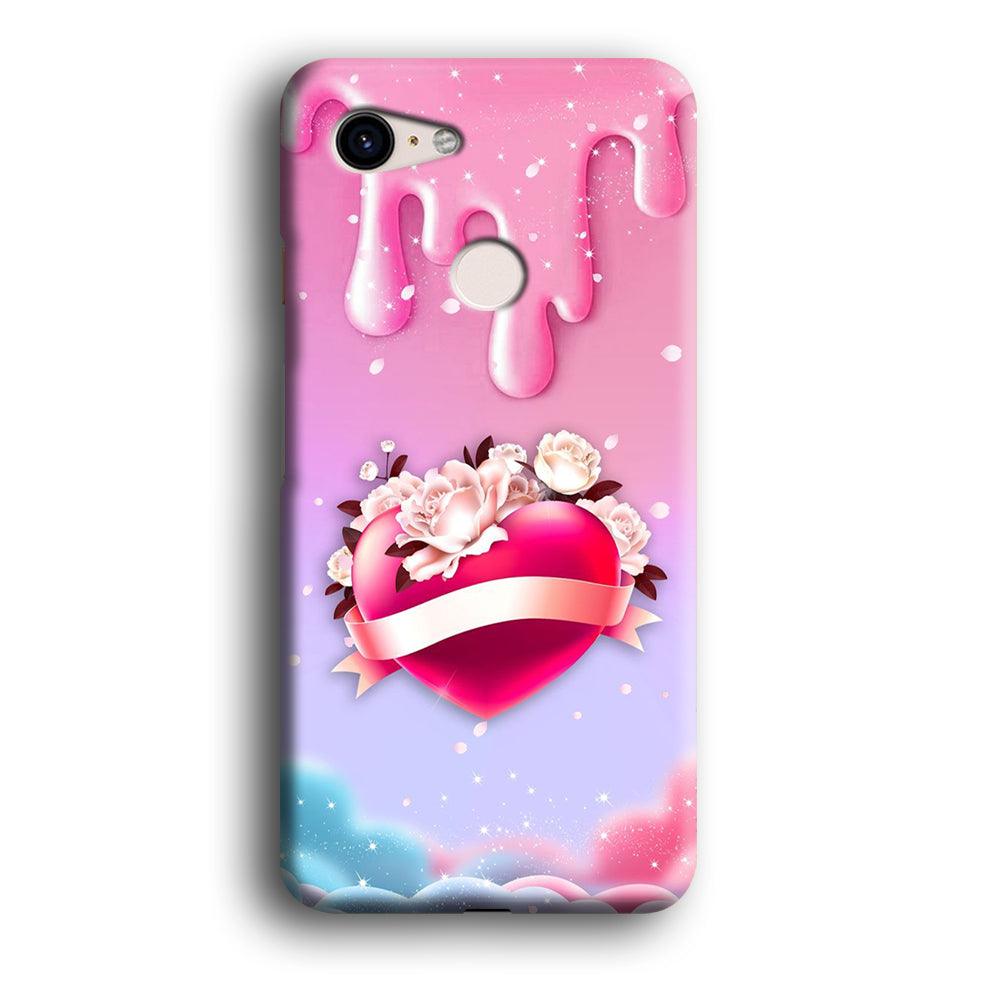 Girly Cute Love Roses Google Pixel 3 XL 3D Case-Xtracase