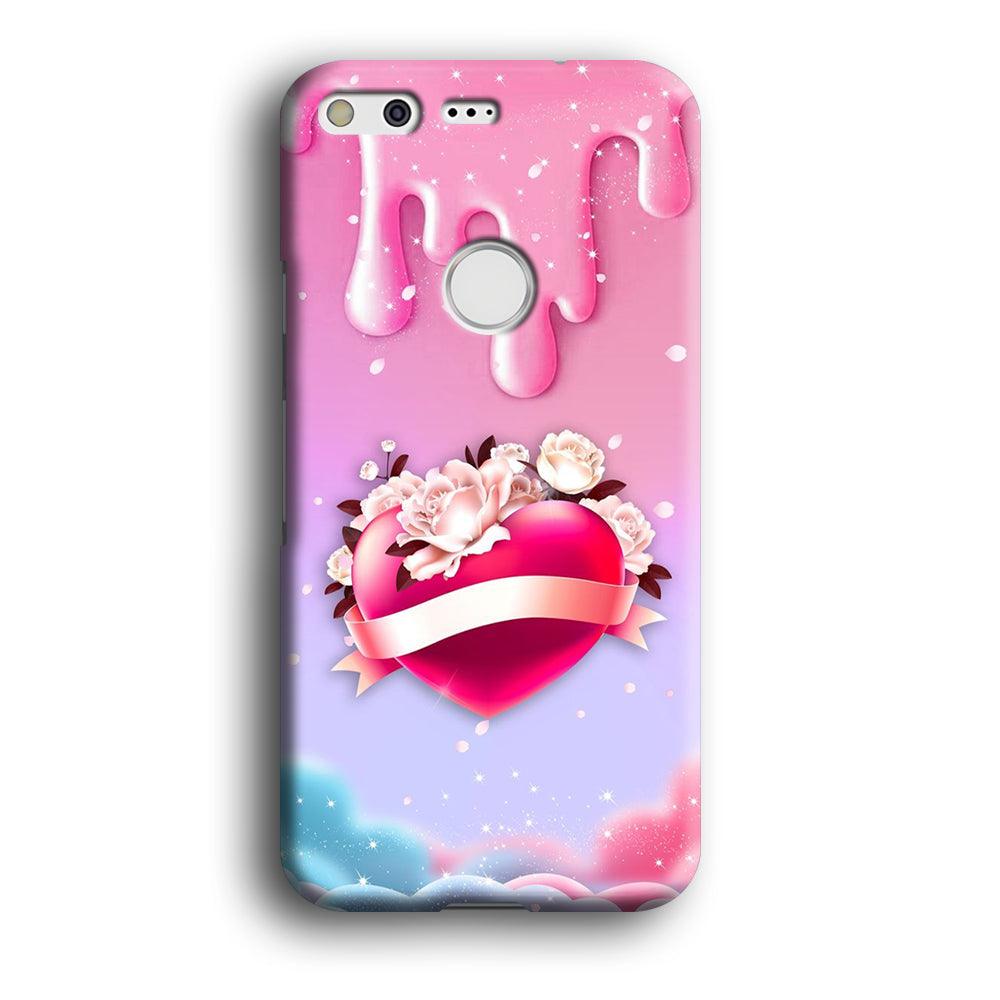 Girly Cute Love Roses Google Pixel XL 3D Case-Xtracase