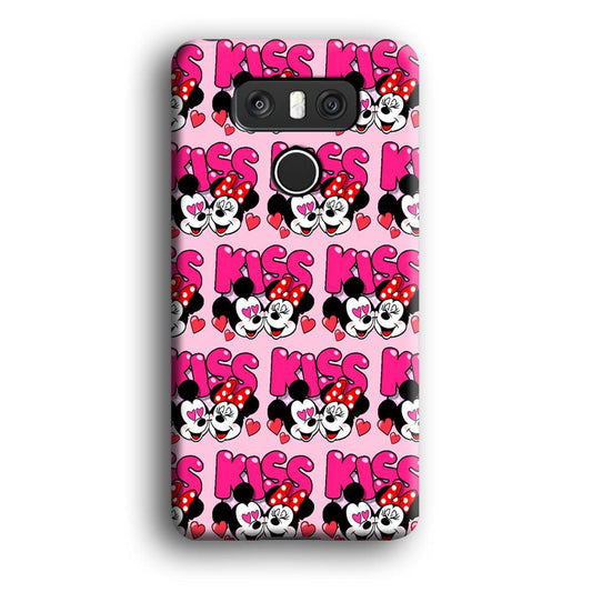 Girly Kiss Mickey Mouse Couple LG G6 3D Case-Xtracase