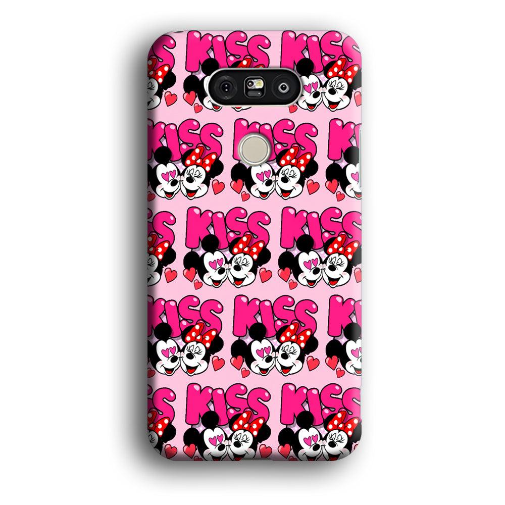 Girly Kiss Mickey Mouse Couple LG G5 3D Case-Xtracase