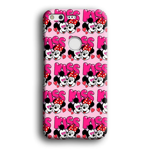 Girly Kiss Mickey Mouse Couple Google Pixel XL 3D Case-Xtracase