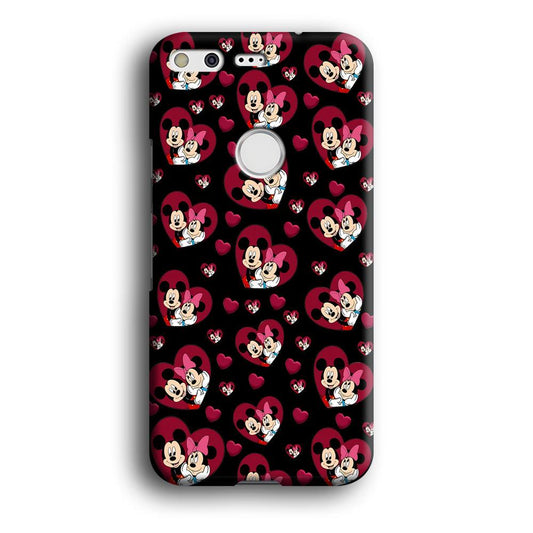 Girly Mickey Mouse Couple Google Pixel XL 3D Case-Xtracase