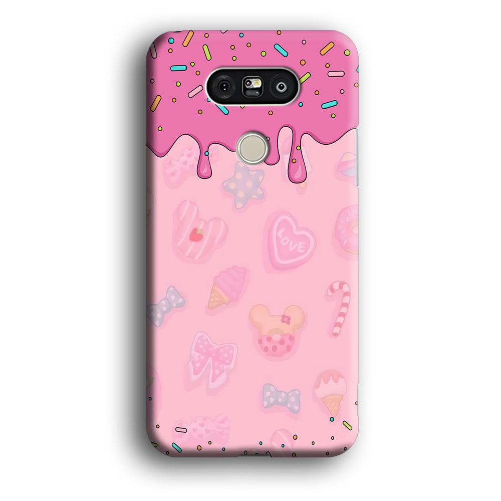 Girly Sweet Pink Cream LG G5 3D Case-Xtracase