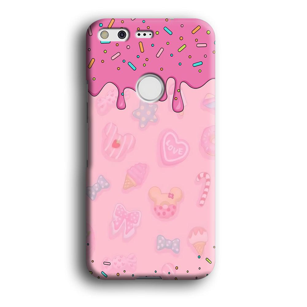 Girly Sweet Pink Cream Google Pixel 3D Case-Xtracase