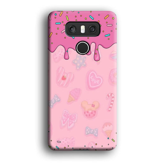 Girly Sweet Pink Cream LG G6 3D Case-Xtracase