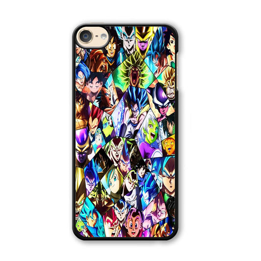 Goku And All Characters iPod Touch 6 Case-Plastic / White (2D Case)-Xtracase