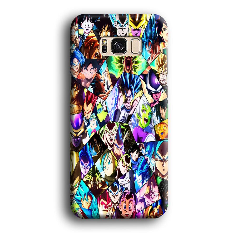 Goku And All Characters Samsung Galaxy S8 Case-Plastic / Full Wrap (3D Case)-Xtracase