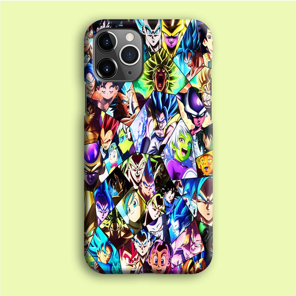 Goku And All Characters iPhone 12 Pro Case-Plastic / Full Wrap (3D Case)-Xtracase