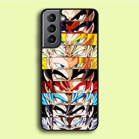 Goku's Eyes Group Dragon Ball Samsung Galaxy A16 Case-Rubber / Black (2D Case)-Xtracase
