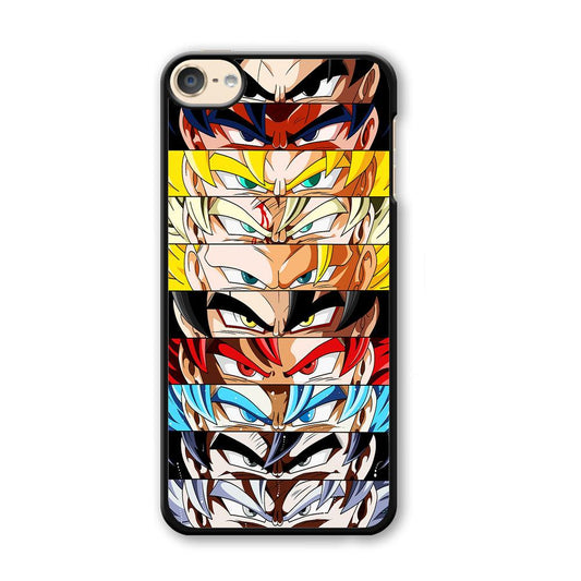 Goku's Eyes Group Dragon Ball iPod Touch 6 Case-Plastic / Black (2D Case)-Xtracase