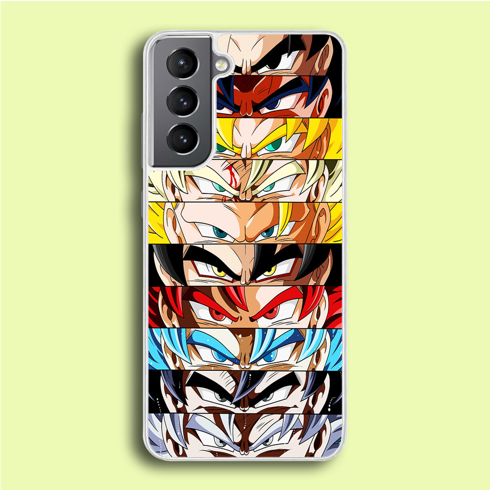 Goku's Eyes Group Dragon Ball Samsung Galaxy S21 Case