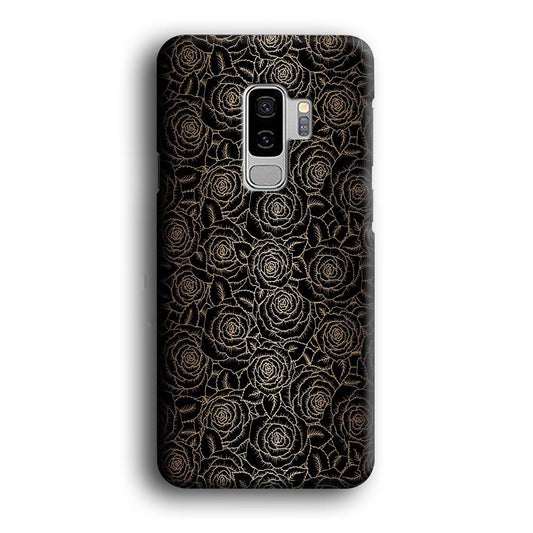 Gold Rose in The Dark Samsung Galaxy S9 Plus 3D Case-Xtracase