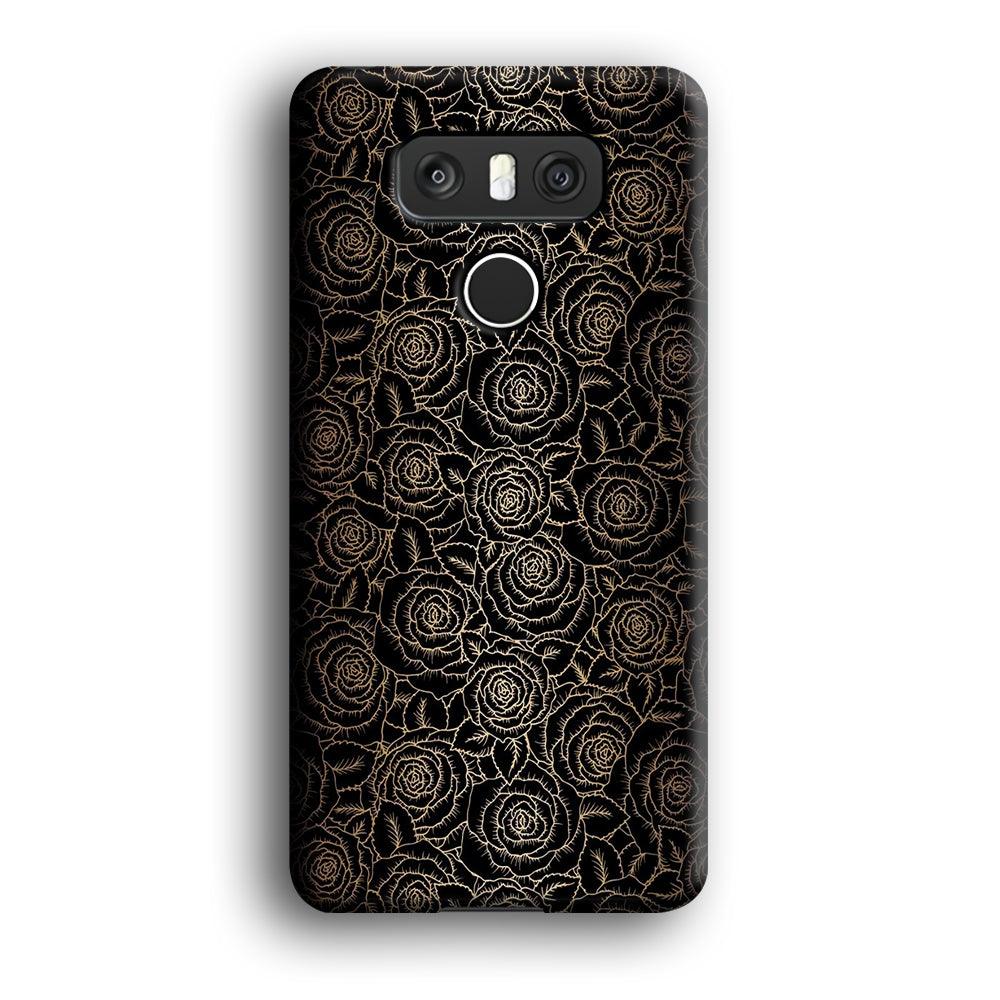 Gold Rose in The Dark LG G6 3D Case-Xtracase