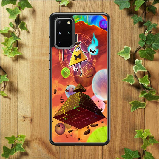 Gravity Falls Bill Cipher Art Samsung Galaxy S20 Plus Case-Rubber / Black (2D Case)-Xtracase