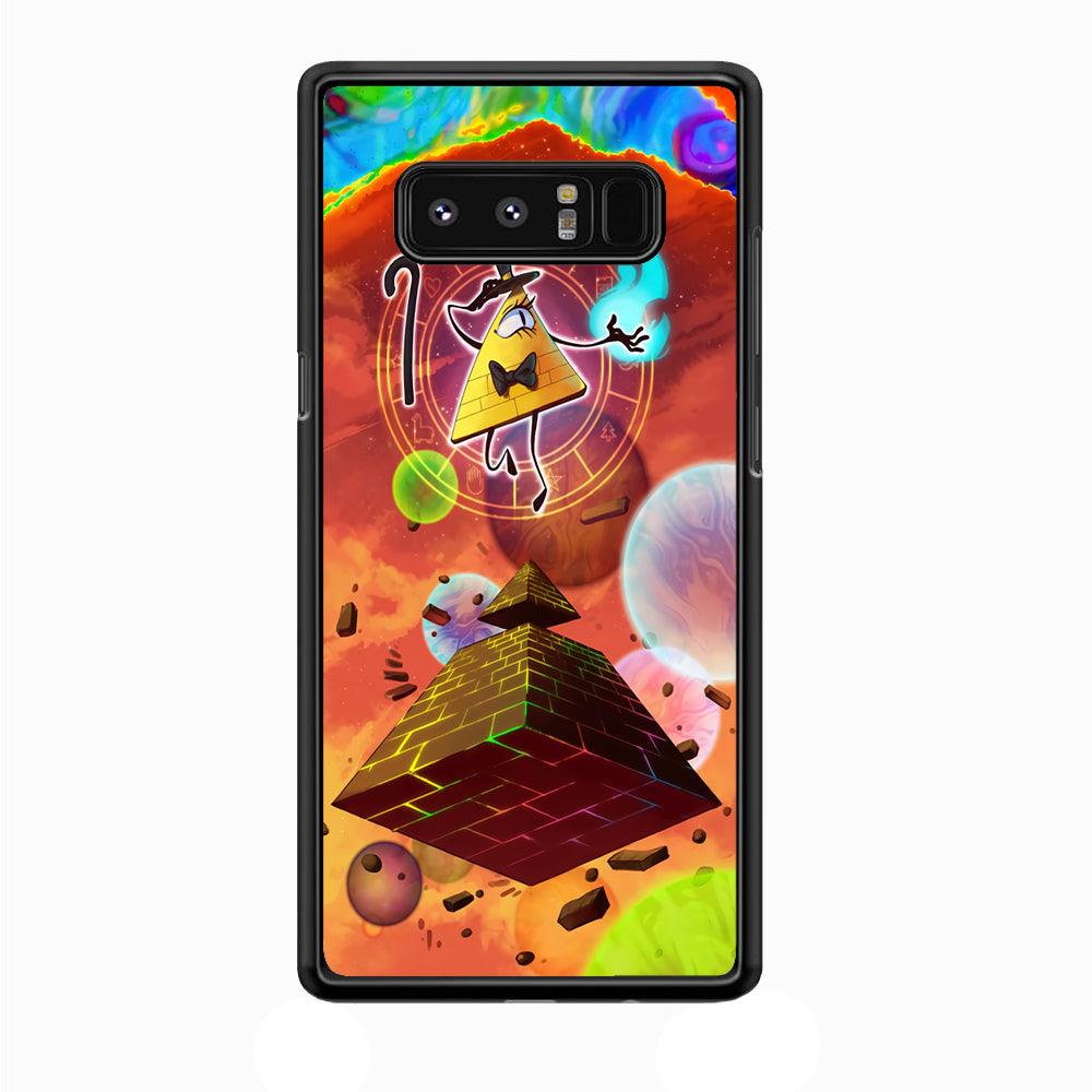 Gravity Falls Bill Cipher Art Samsung Galaxy Note 8 Case-Plastic / Full Wrap (3D Case)-Xtracase