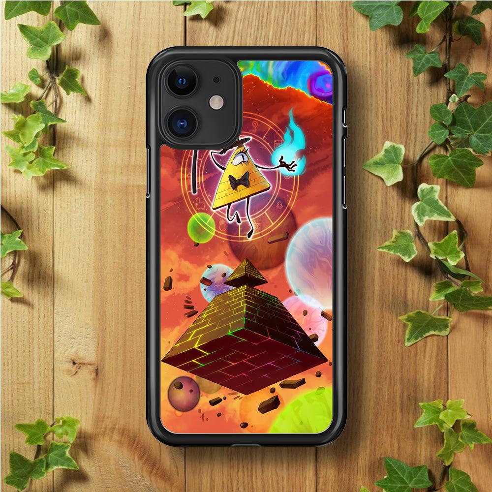 Gravity Falls Bill Cipher Art iPhone 11 Case-Rubber / Black (2D Case)-Xtracase