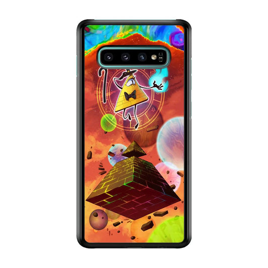 Gravity Falls Bill Cipher Art Samsung Galaxy S10 Plus Case-Plastic / Full Wrap (3D Case)-Xtracase