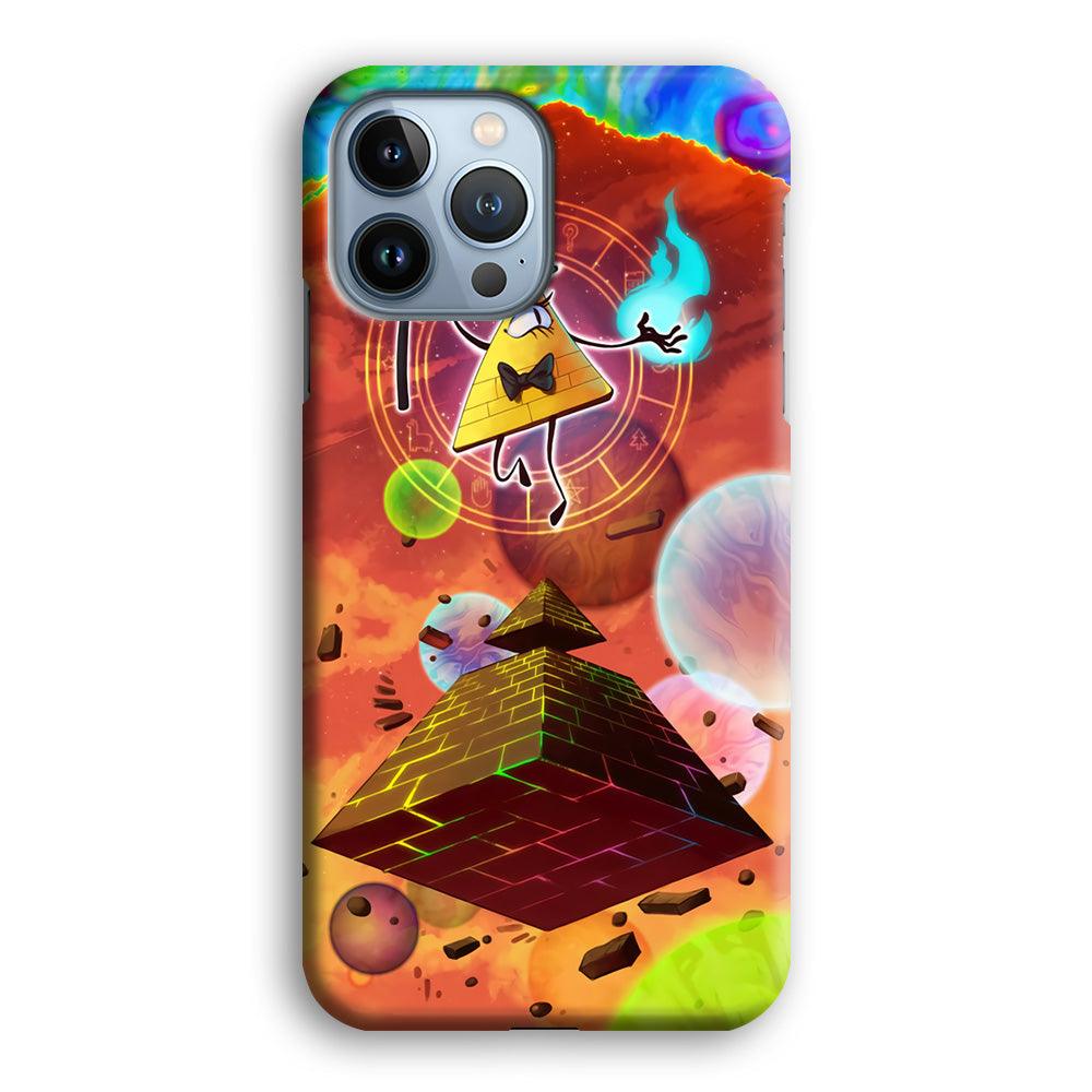 Gravity Falls Bill Cipher Art iPhone 13 Pro Max Case-Plastic / Full Wrap (3D Case)-Xtracase