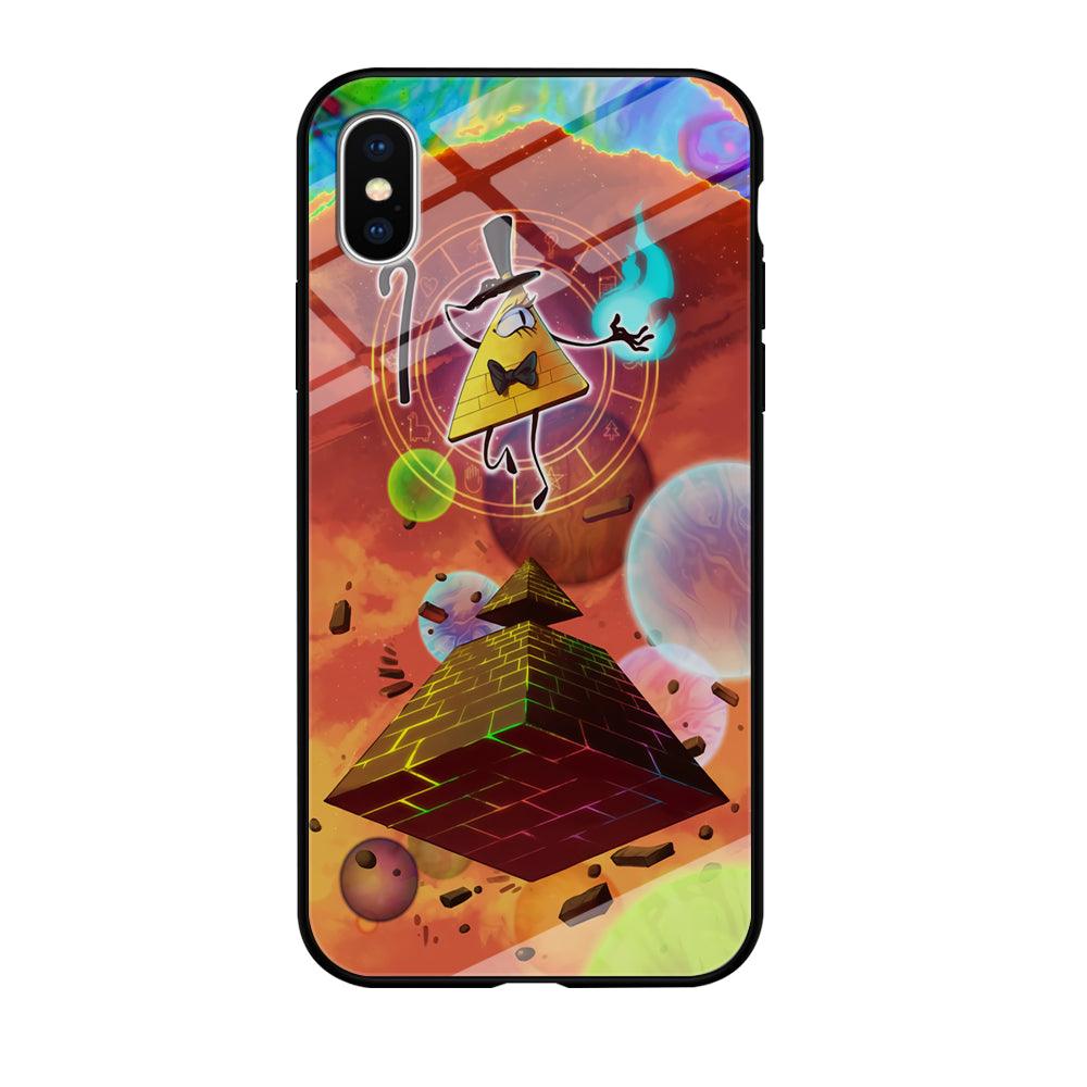Gravity Falls Bill Cipher Art iPhone Xs Max Case-Tempered Glass Case-Xtracase