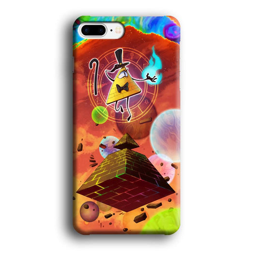 Gravity Falls Bill Cipher Art iPhone 8 Plus Case-Plastic / Full Wrap (3D Case)-Xtracase