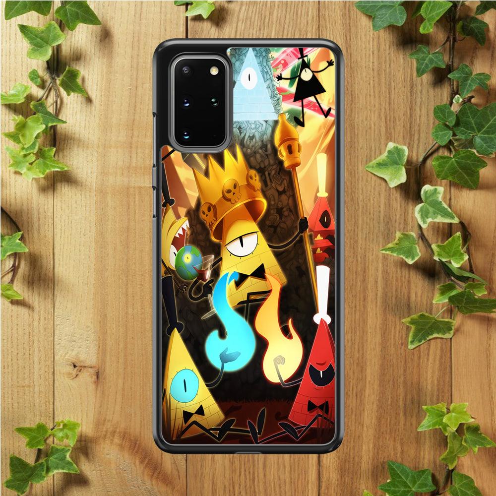 Gravity Falls Bill Cipher King Samsung Galaxy S20 Plus Case-Plastic / Full Wrap (3D Case)-Xtracase