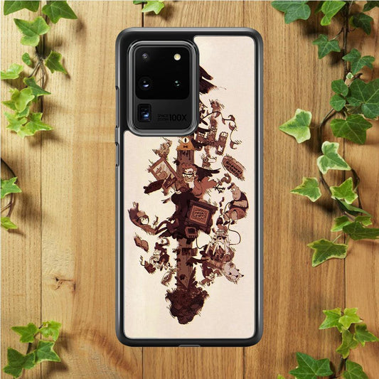 Gravity Falls Family Samsung Galaxy S20 Ultra Case-Plastic / Full Wrap (3D Case)-Xtracase