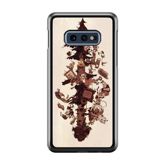 Gravity Falls Family Samsung Galaxy S10E Case-Plastic / Full Wrap (3D Case)-Xtracase