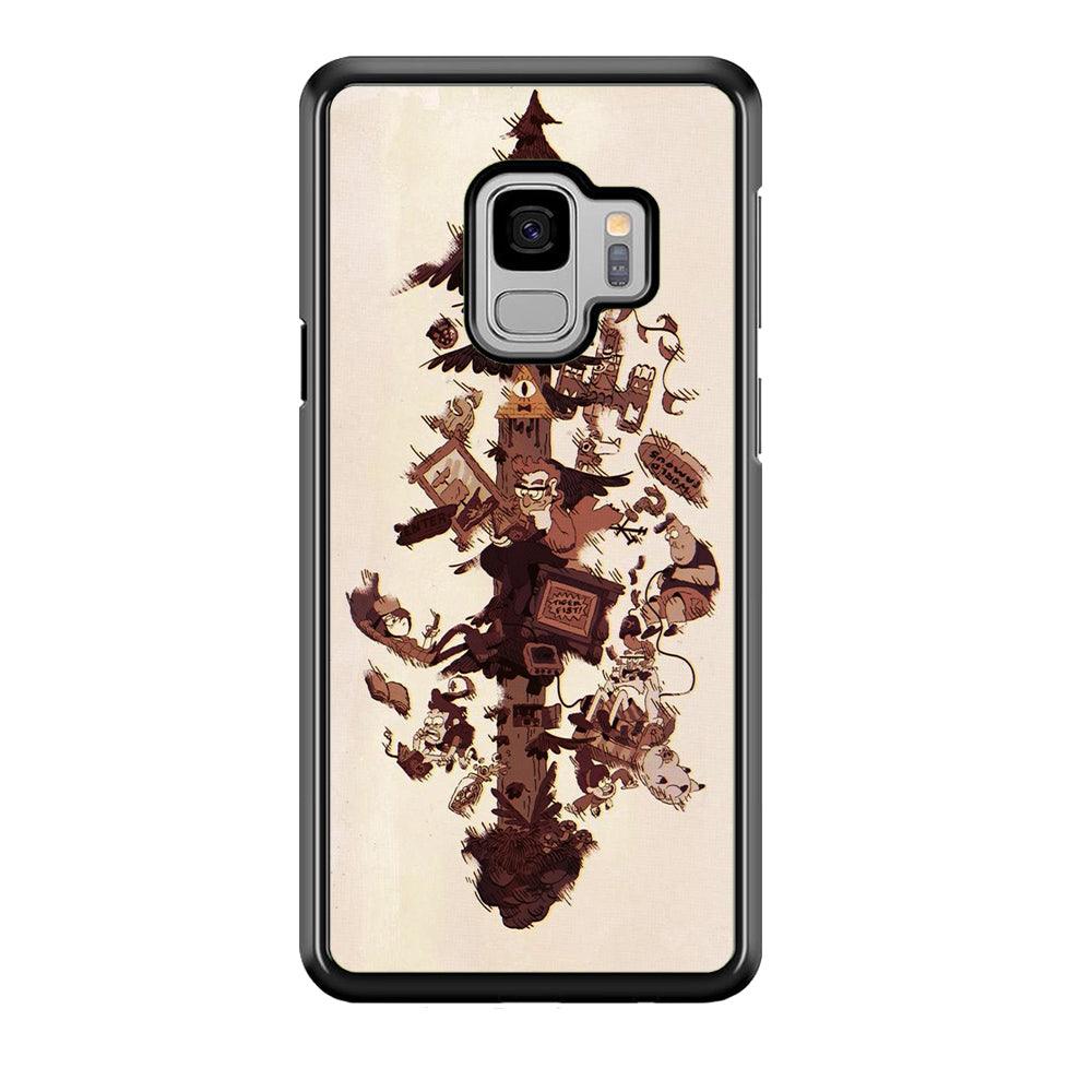 Gravity Falls Family Samsung Galaxy S9 Case-Plastic / Full Wrap (3D Case)-Xtracase