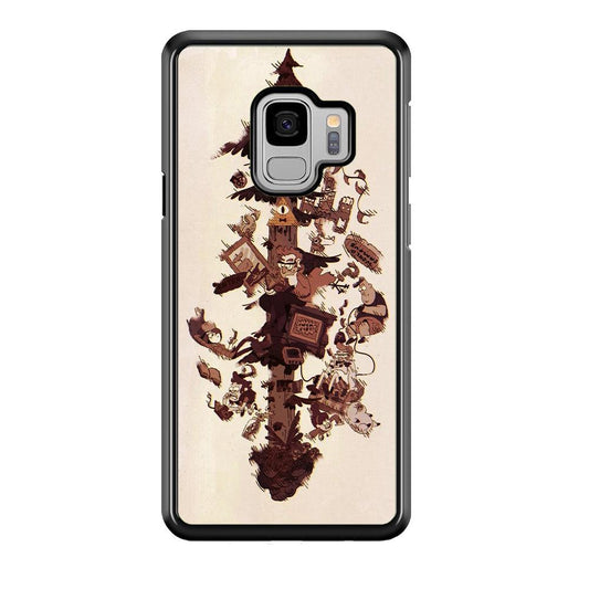 Gravity Falls Family Samsung Galaxy S9 Case-Plastic / Full Wrap (3D Case)-Xtracase