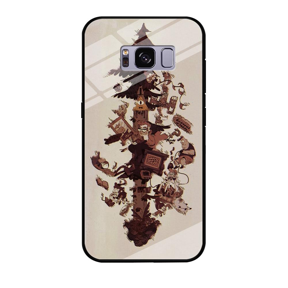 Gravity Falls Family Samsung Galaxy S8 Case-Tempered Glass Case-Xtracase
