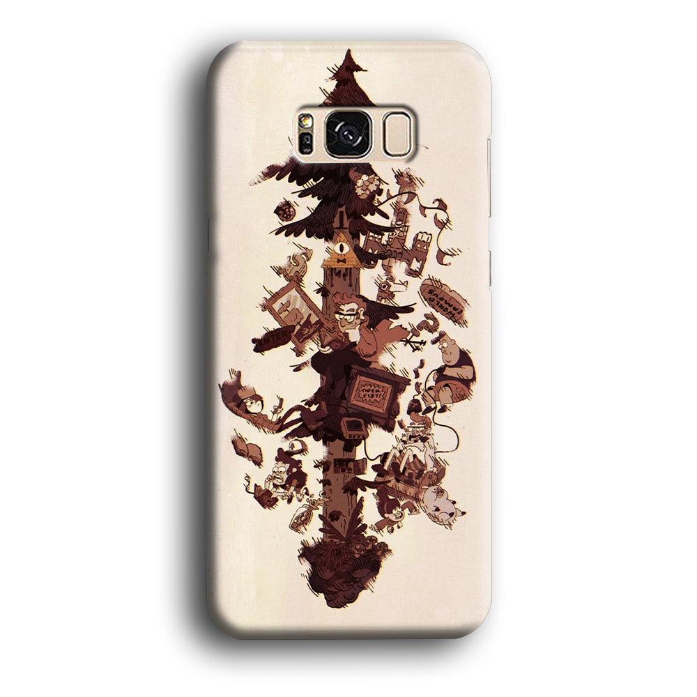 Gravity Falls Family Samsung Galaxy S8 Case-Plastic / Full Wrap (3D Case)-Xtracase