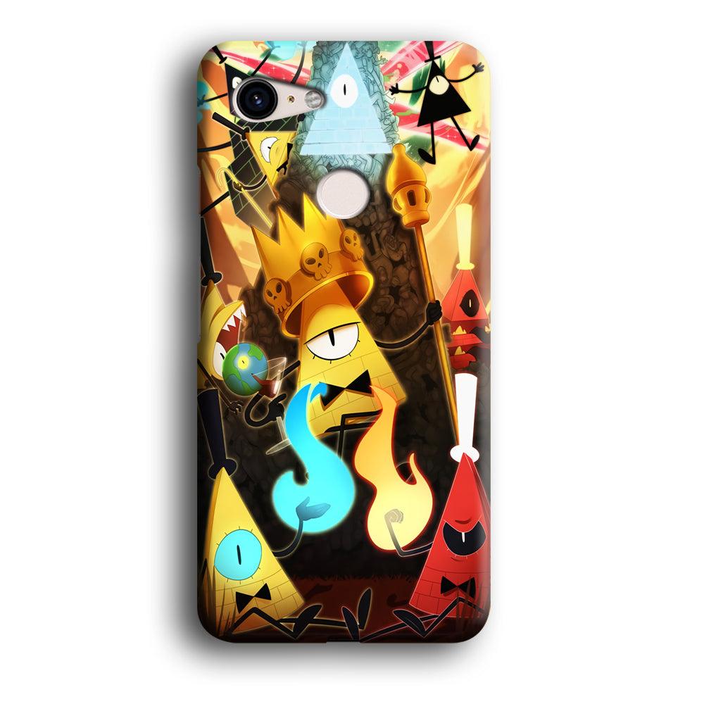 Gravity Falls Bill Cipher King Google Pixel 3 XL 3D Case-Xtracase