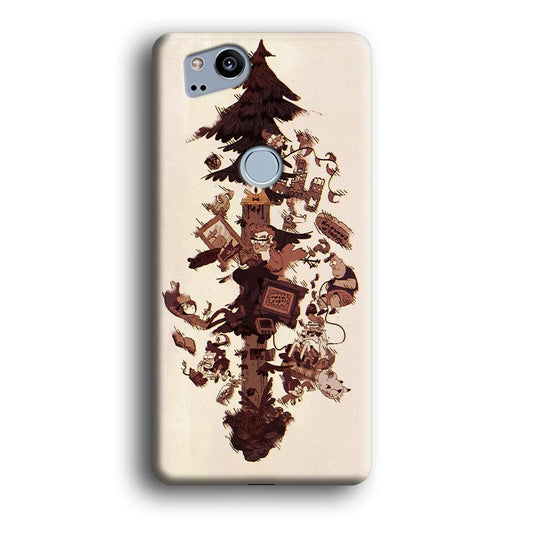 Gravity Falls Family Google Pixel 2 3D Case-Xtracase