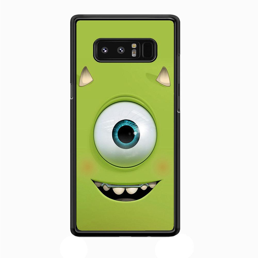 Green Face Monster Samsung Galaxy Note 8 Case-Plastic / Full Wrap (3D Case)-Xtracase