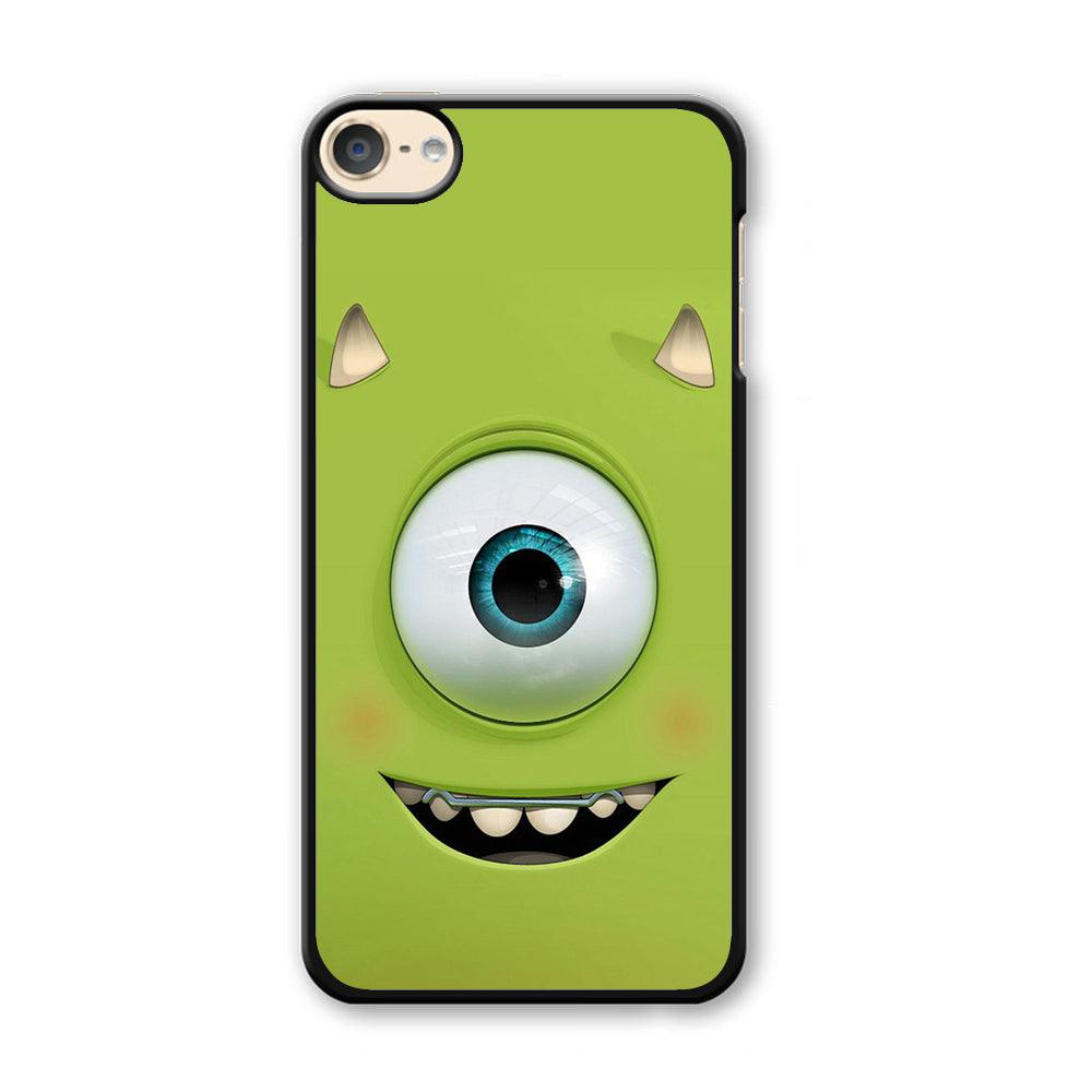 Green Face Monster iPod Touch 6 Case-Plastic / Full Wrap (3D Case)-Xtracase