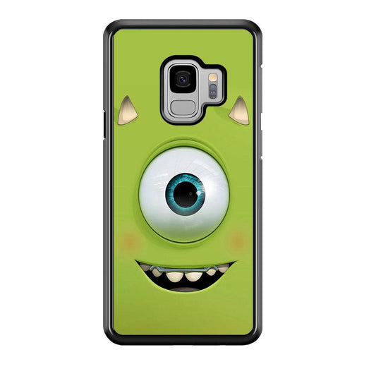 Green Face Monster Samsung Galaxy S9 Case-Plastic / Full Wrap (3D Case)-Xtracase