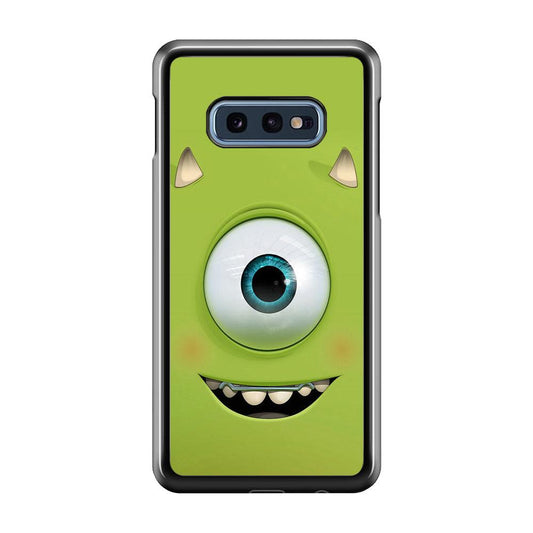 Green Face Monster Samsung Galaxy S10E Case-Plastic / Full Wrap (3D Case)-Xtracase