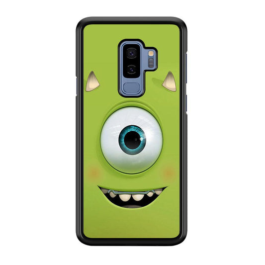 Green Face Monster Samsung Galaxy S9 Plus Case-Plastic / Full Wrap (3D Case)-Xtracase