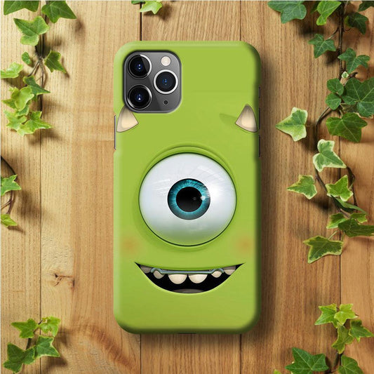 Green Face Monster iPhone 11 Pro Max Case-Plastic / Full Wrap (3D Case)-Xtracase